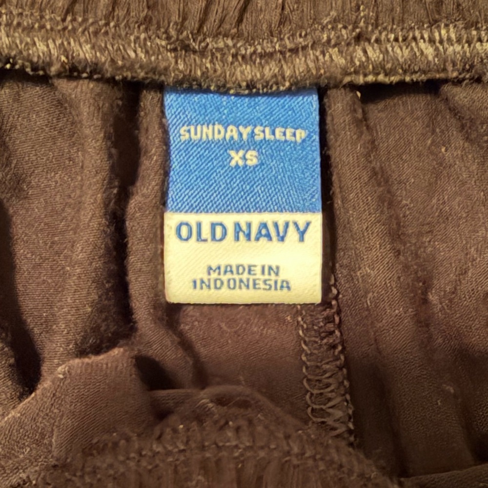 Old Navy Sunday Sleep Black Lounge Shorts XS - Picture 3 of 3